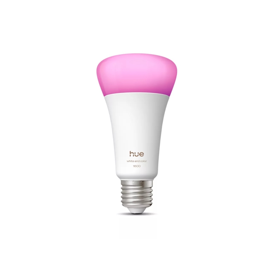 LED stmievateľná žiarovka Philips Hue WHITE AND COLOR AMBIANCE E27/11,8W/230V 1000-20000K
