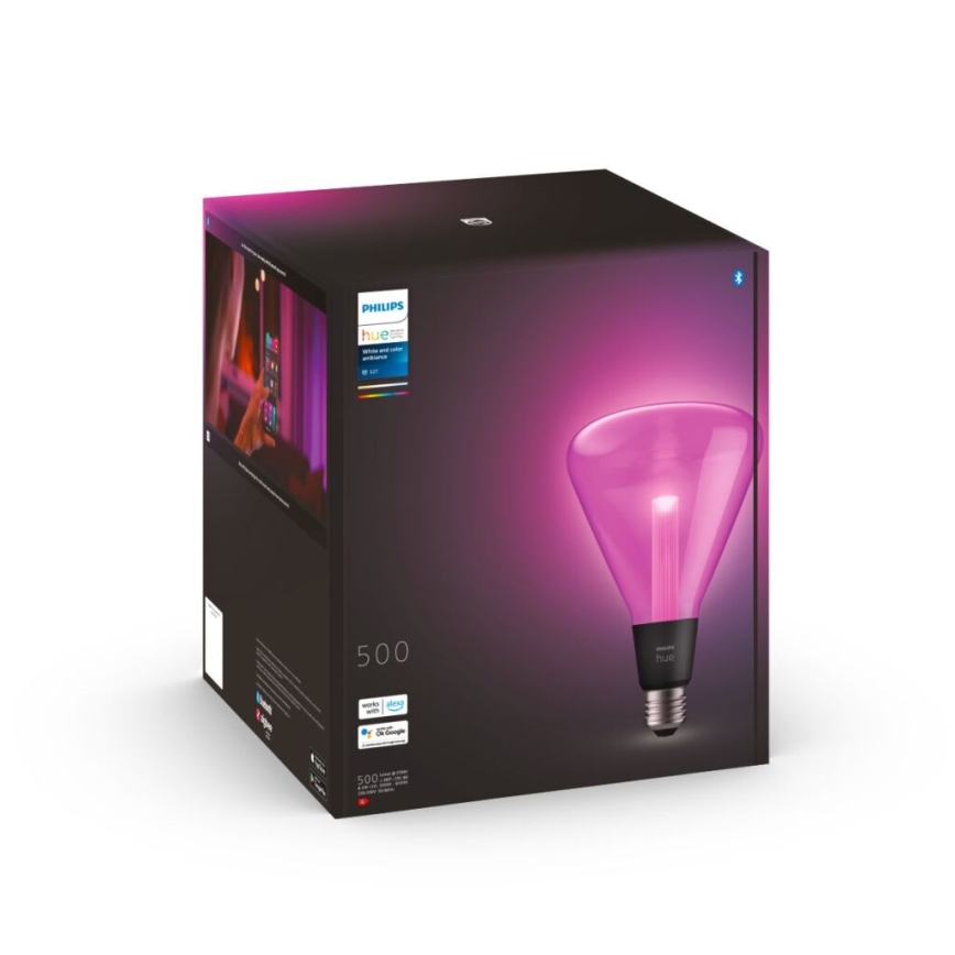 LED Stmievateľná žiarovka Philips Hue White And Color Ambiance E27/6,5W/230V 2000-6500K