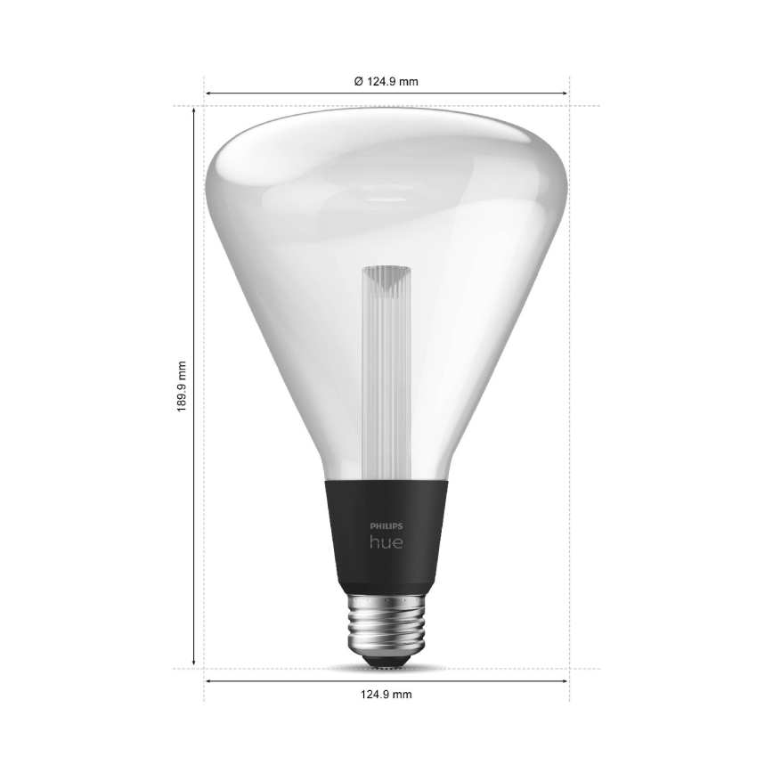 LED Stmievateľná žiarovka Philips Hue White And Color Ambiance E27/6,5W/230V 2000-6500K