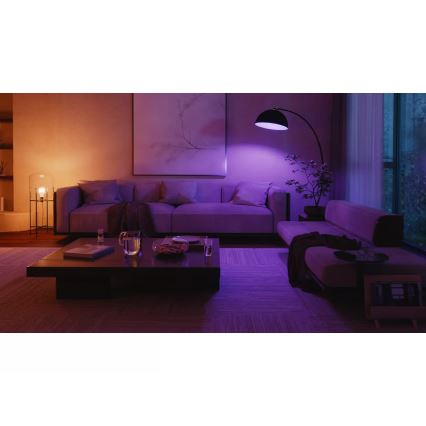 LED stmievateľná žiarovka Philips Hue WHITE AND COLOR AMBIANCE E27/8,1W/230V 1000-20000K