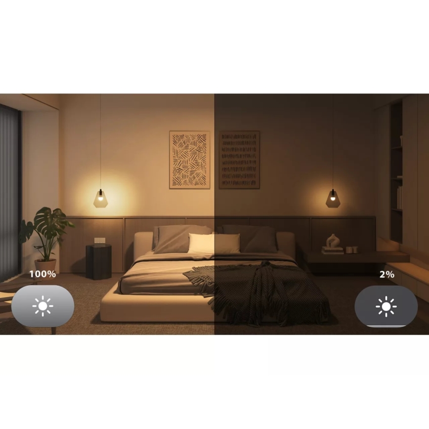 LED stmievateľná žiarovka Philips Hue White And Color Ambiance Essential E27/8W/230V 2200-6500K