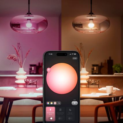 LED stmievateľná žiarovka Philips Hue White And Color Ambiance Essential E27/8W/230V 2200-6500K