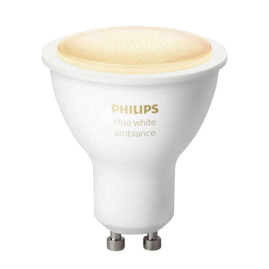 LED Stmievateľná žiarovka Philips HUE WHITE AMBIANCE 1xGU10/5,5W/230V