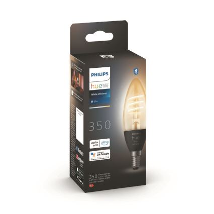 LED Stmievateľná žiarovka Philips Hue WHITE AMBIANCE E14/4,6W/230V 2200-4500K