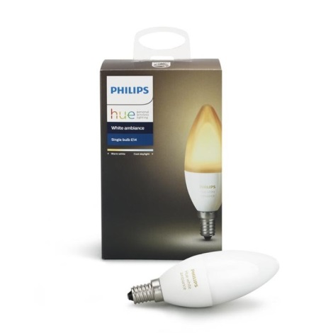 LED Stmievateľná žiarovka Philips Hue WHITE AMBIANCE E14/6W/230V 2200-6500K