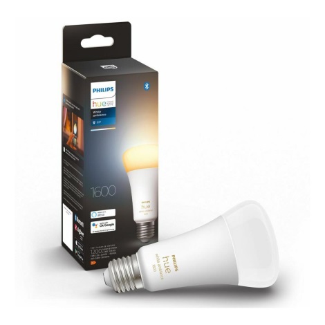 LED Stmievateľná žiarovka Philips Hue WHITE AMBIANCE E27/13W/230V 2200-6500K
