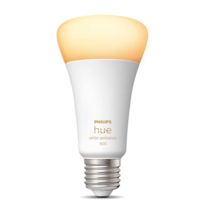 LED Stmievateľná žiarovka Philips Hue WHITE AMBIANCE E27/13W/230V 2200-6500K