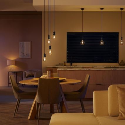 LED Stmievateľná žiarovka Philips Hue WHITE AMBIANCE ST72 E27/7W/230V 2200-4500K