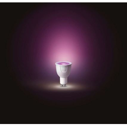 LED Stmievateľná žiarovka Philips HUE WHITE AND COLOR AMBIANCE GU10/5,7W/230V