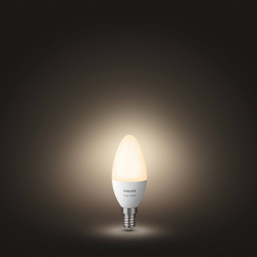 LED Stmievateľná žiarovka Philips HUE WHITE E14/5,5W/230V
