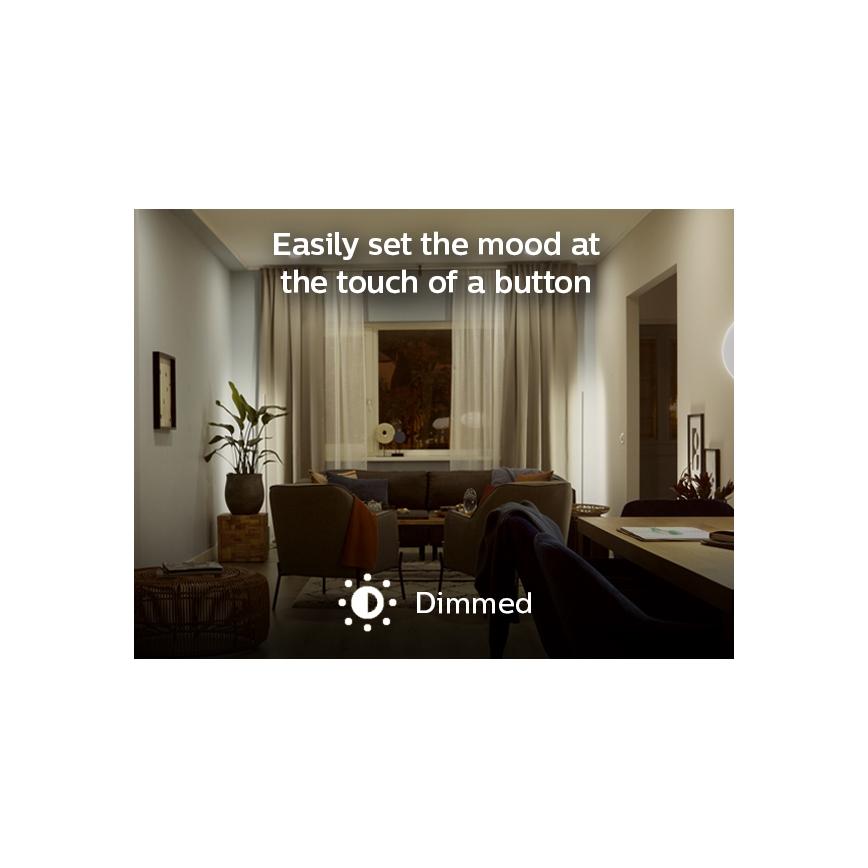 LED Stmievateľná žiarovka Philips Hue WHITE E14/5,5W/230V 2700K