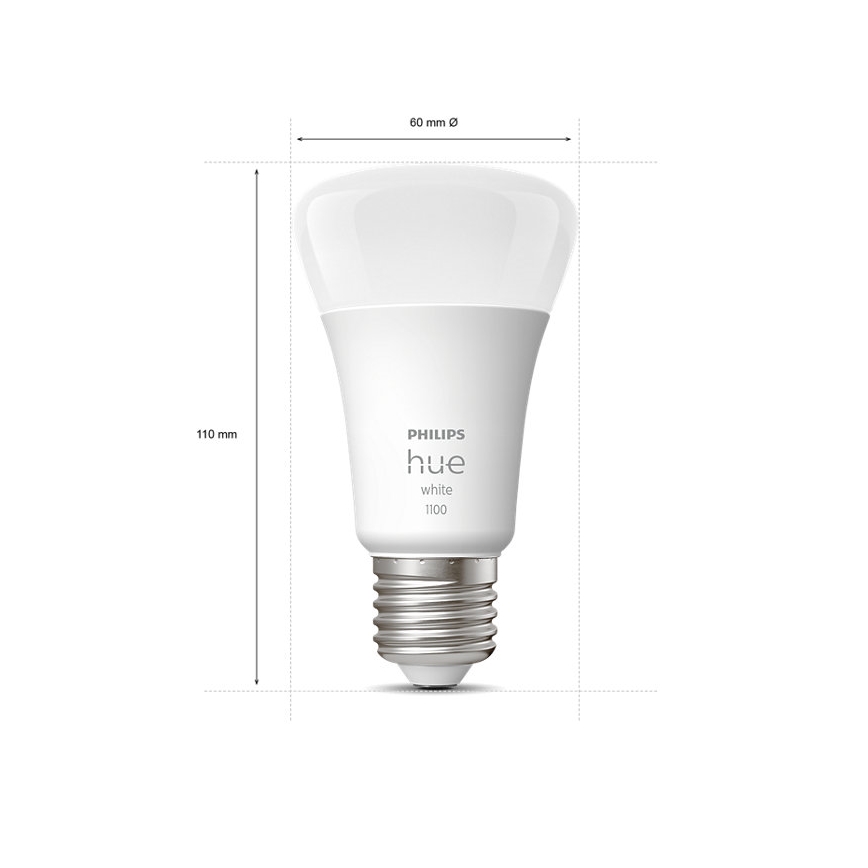 LED Stmievateľná žiarovka Philips Hue WHITE E27/9,5W/230V 2700K