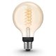 LED Stmievateľná žiarovka Philips Hue WHITE FILAMENT G93 E27/7,2W/230V 2100K