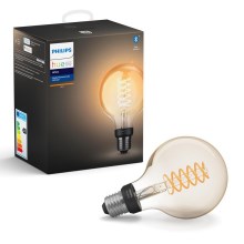 LED Stmievateľná žiarovka Philips Hue WHITE FILAMENT G93 E27/7W/230V 2100K