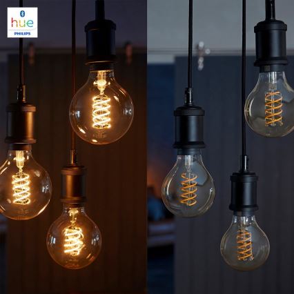 LED Stmievateľná žiarovka Philips HUE WHITE FILAMENT G93 E27/7W/230V