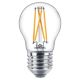 LED Stmievateľná žiarovka Philips Warm Glow E27/6W/230V 2200K-2700K 