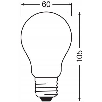 LED Stmievateľná žiarovka RETROFIT A60 E27/11W/230V 4000K - Osram