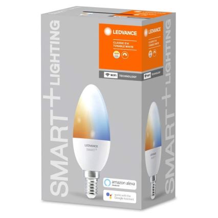 LED Stmievateľná žiarovka SMART+ E14/5W/230V 2700K-6500K Wi-Fi - Ledvance