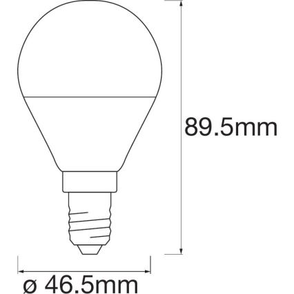 LED Stmievateľná žiarovka SMART+ E14/5W/230V 2700K Wi-Fi - Ledvance