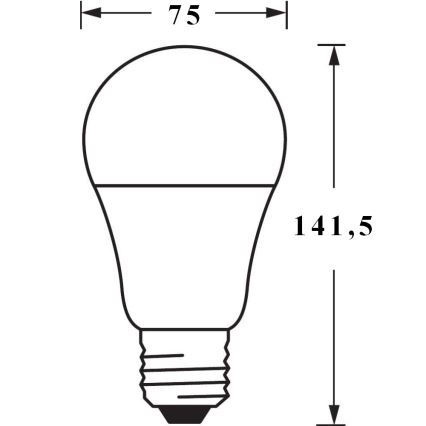 LED Stmievateľná žiarovka SMART+ E27/14W/230V 2700K-6500K Wi-Fi - Ledvance