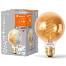 LED Stmievateľná žiarovka SMART+ FILAMENT GLOBE G80 E27/8W/230V 2200-5000K Wi-Fi - Ledvance
