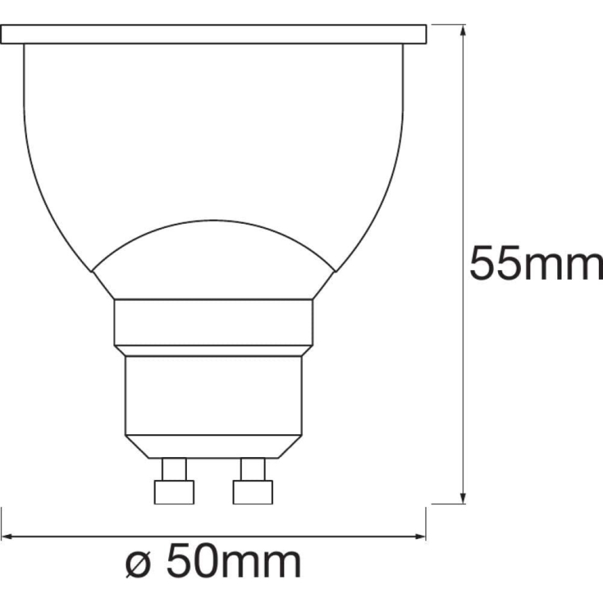 LED Stmievateľná žiarovka SMART+ GU10/5W/230V 2700K Wi-Fi - Ledvance