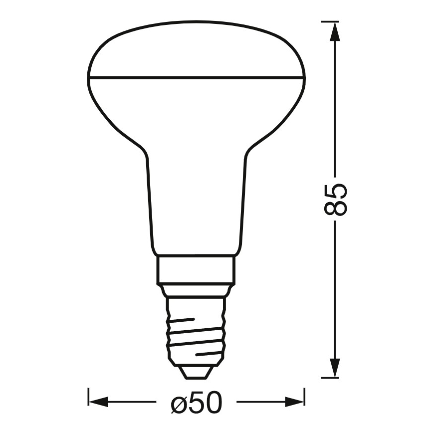 LED Stmievateľná reflektorová žiarovka SMART+ R50 E14/3,3W/230V 2700-6500K Wi-Fi - Ledvance