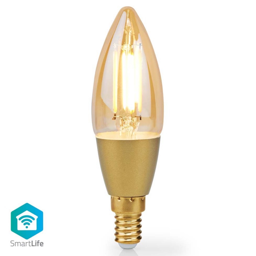 LED Stmievateľná žiarovka Smartlife E14/4,9W/230V 1800-3000K Wi-Fi Tuya