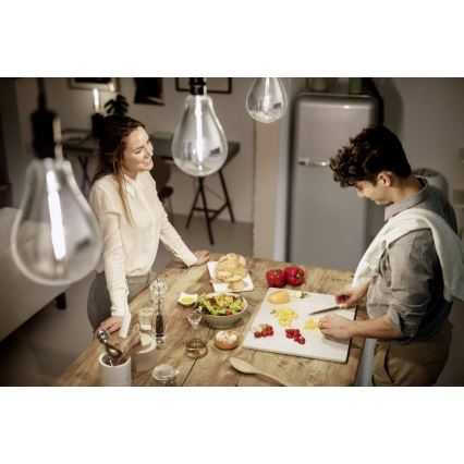 LED Stmievateľná žiarovka SMOKY VINTAGE Philips A160 E27/6,5W/230V 4000K