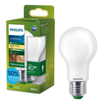 LED Stmievateľná žiarovka ULTRAEFFICIENT Philips A60 E27/2,3W/230V 2700K