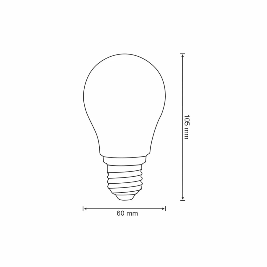 LED Stmievateľná žiarovka VINTAGE A60 E27/7W/230V 2700-6500K Wi-fi Tuya