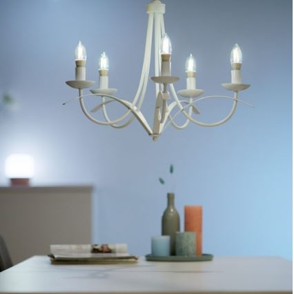 LED Stmievateľná žiarovka VINTAGE FILAMENT C35 E14/4,9W/230V 2000-5000K CRI 90 Wi-Fi - WiZ