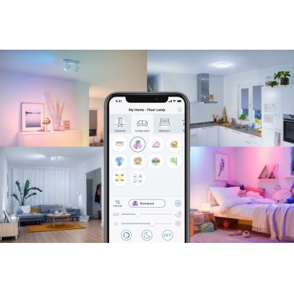 LED Stmievateľná žiarovka VINTAGE FILAMENT C35 E14/4,9W/230V 2000-5000K CRI 90 Wi-Fi - WiZ