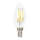 LED Stmievateľná žiarovka VINTAGE C35 E14/4W/230V 6500K - Aigostar
