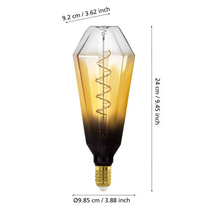 LED Stmievateľná žiarovka VINTAGE E27/4W/230V 1700K béžová - Eglo 110236