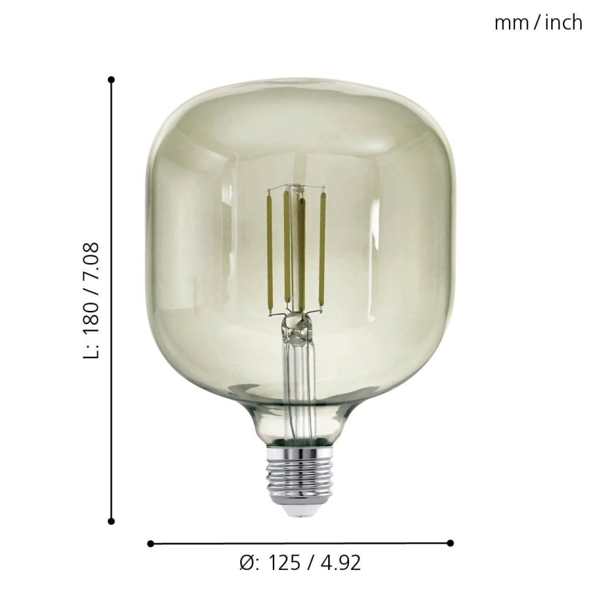 LED Stmievateľná žiarovka VINTAGE E27/4W/230V 3000K  - Eglo 12597