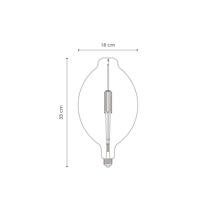 LED Stmievateľná žiarovka VINTAGE EDISON E27/4W/230V 2700K