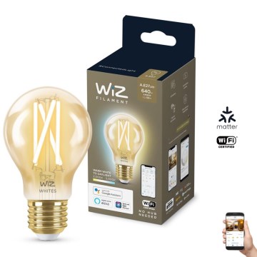 LED Stmievateľná žiarovka VINTAGE FILAMENT A60 E27/6,7W/230V 2000-5000K CRI 90 Wi-Fi - WiZ