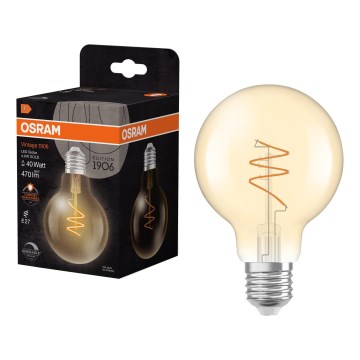 LED stmievateľná žiarovka VINTAGE FILAMENT E27/4,9W/230V 2200K CRI 90 - Osram
