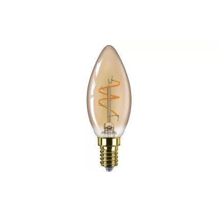 LED Stmievateľná žiarovka VINTAGE Philips B35 E14/2,7W/230V 1800K CRI 90