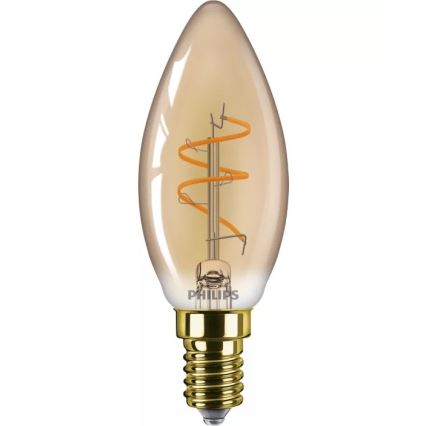 LED stmievateľná žiarovka VINTAGE Philips B35 E14/3,1W/230V 2200K CRI 90