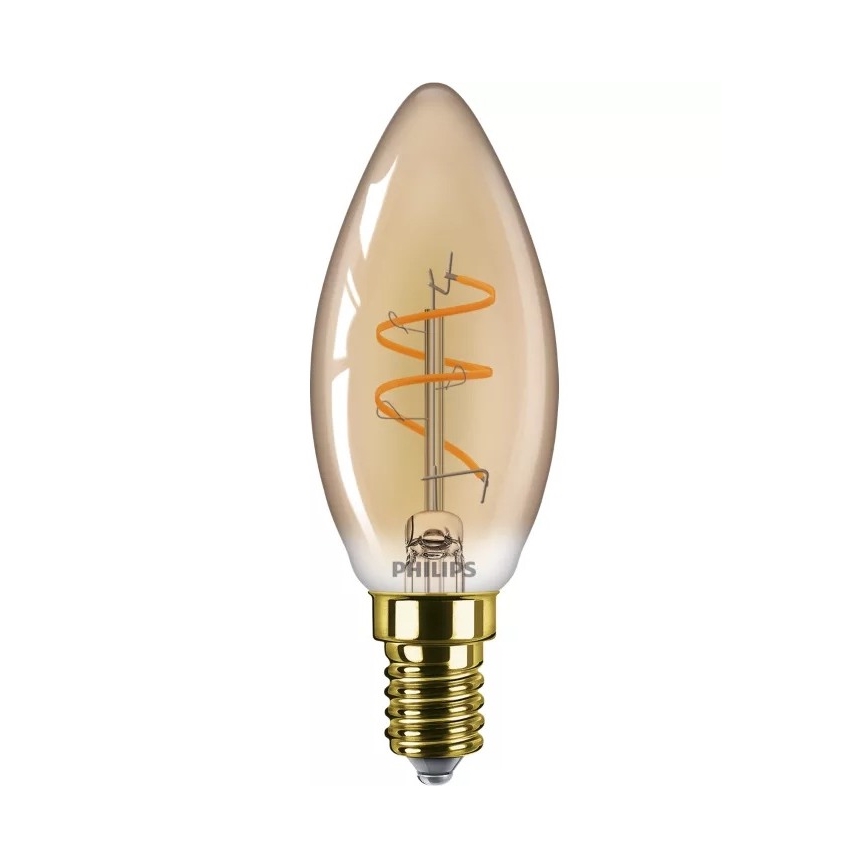LED stmievateľná žiarovka VINTAGE Philips B35 E14/3,1W/230V 2200K CRI 90
