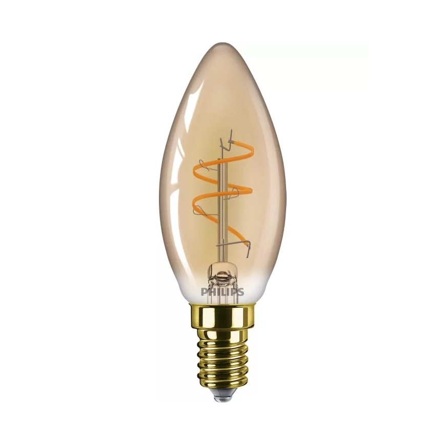 LED stmievateľná žiarovka VINTAGE Philips B35 E14/3,1W/230V 2200K CRI 90
