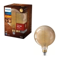 LED Stmievateľná žiarovka VINTAGE Philips G200 E27/7W/230V 2000K