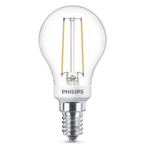 LED Stmievateľná žiarovka VINTAGE Philips P45 E14/2,7W/230V 2700K