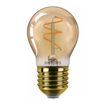 LED stmievateľná žiarovka VINTAGE Philips P45 E27/3,1W/230V 2200K CRI 90