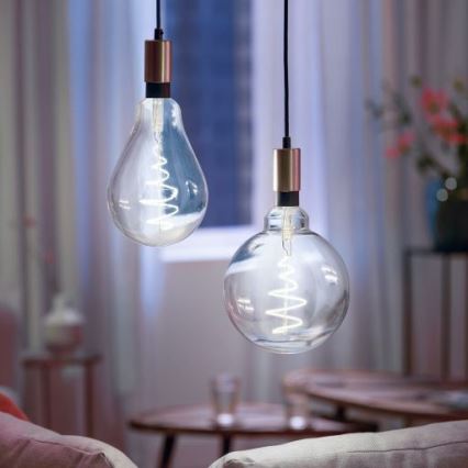 LED Stmievateľná žiarovka VINTAGE FILAMENT PS160 E27/6,5W/230V 2000-5000K CRI 90 Wi-Fi -WiZ