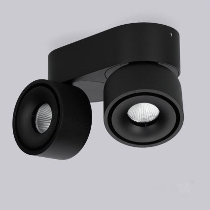 LED Stmievateľné bodové svietidlo LAHTI MINI 2xLED/9W/230V 3000K CRI 90 čierna