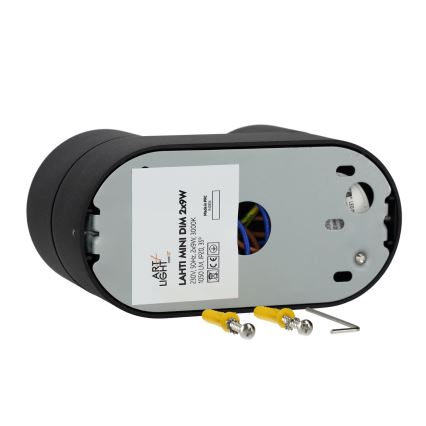 LED Stmievateľné bodové svietidlo LAHTI MINI 2xLED/9W/230V 3000K CRI 90 čierna