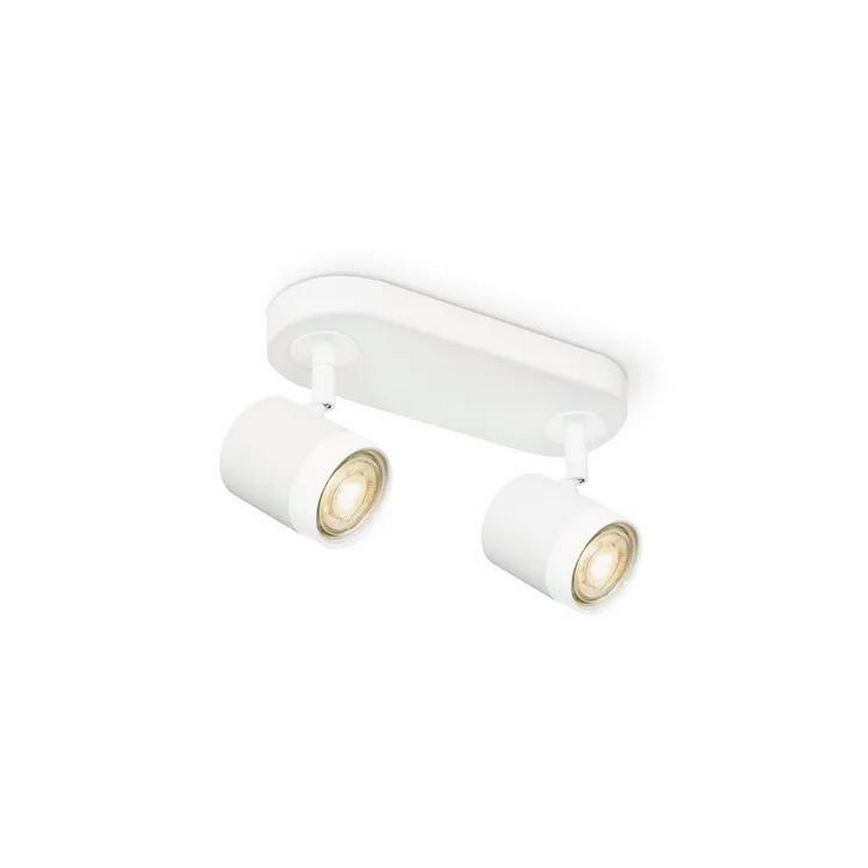 LED Stmievateľné bodové svietidlo MANU 2xGU10/5,8W/230V biela